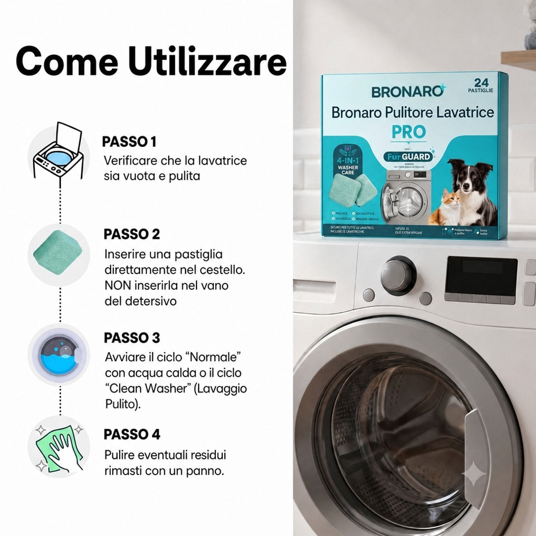 Bronaro Pulitore Lavatrice